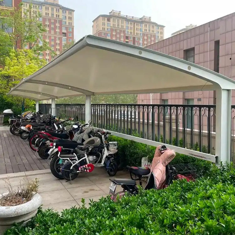 营山县膜结构电动车棚